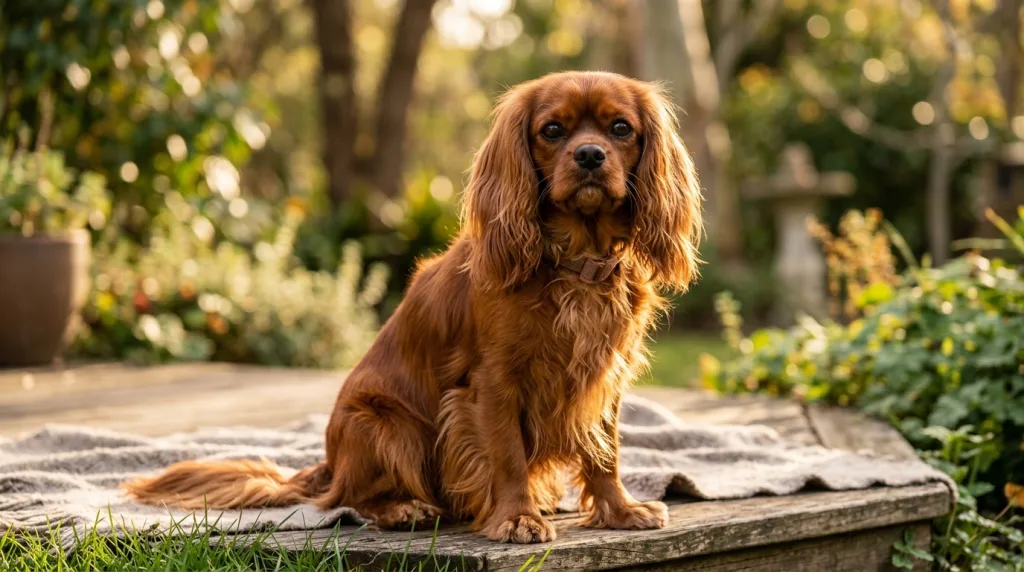 découvrez le cavalier king charles ruby, un compagnon adulte affectueux et fidèle à adopter absolument pour partager amour et douceur au quotidien.